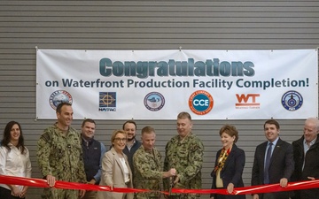 PNSY Hosts Waterfront Production Facility Ribbon Cutting