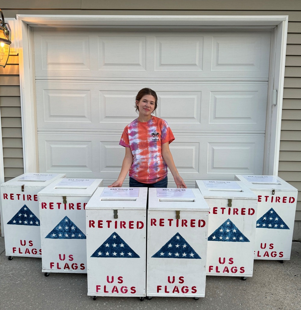 Army Reserve division sparks Eagle Scout project to honor U.S. Flags