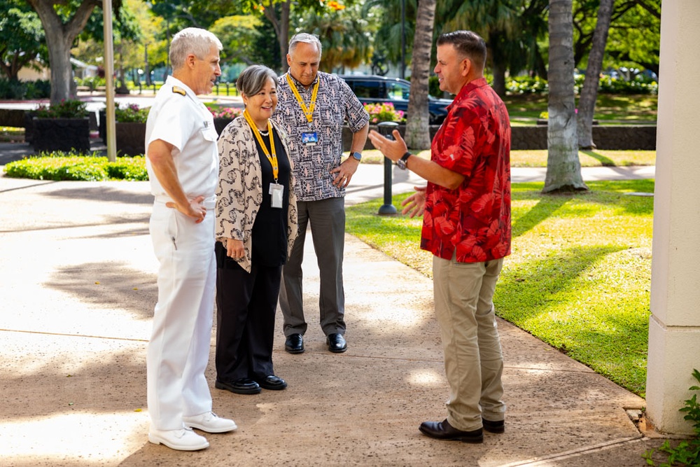 Adm. Koehler visits the Daniel K. Inouye Asia-Pacific Center for Security Studies