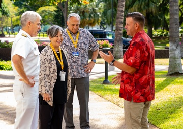 Adm. Koehler visits the Daniel K. Inouye Asia-Pacific Center for Security Studies