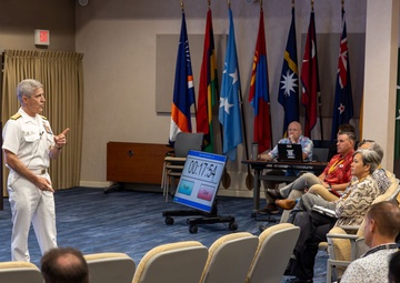 Adm. Koehler visits the Daniel K. Inouye Asia-Pacific Center for Security Studies