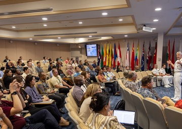Adm. Koehler visits the Daniel K. Inouye Asia-Pacific Center for Security Studies