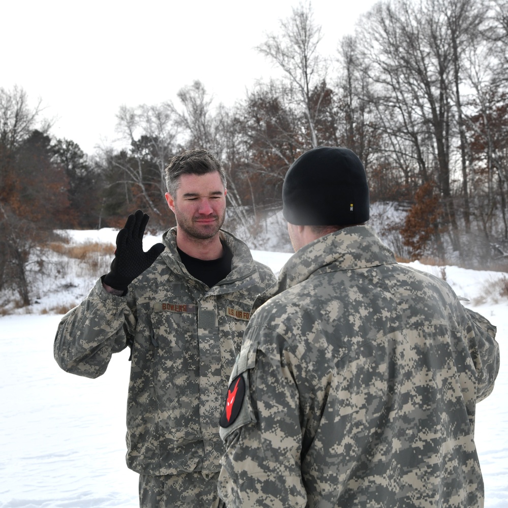 Air National Guard Arctic Training - Water Immersion