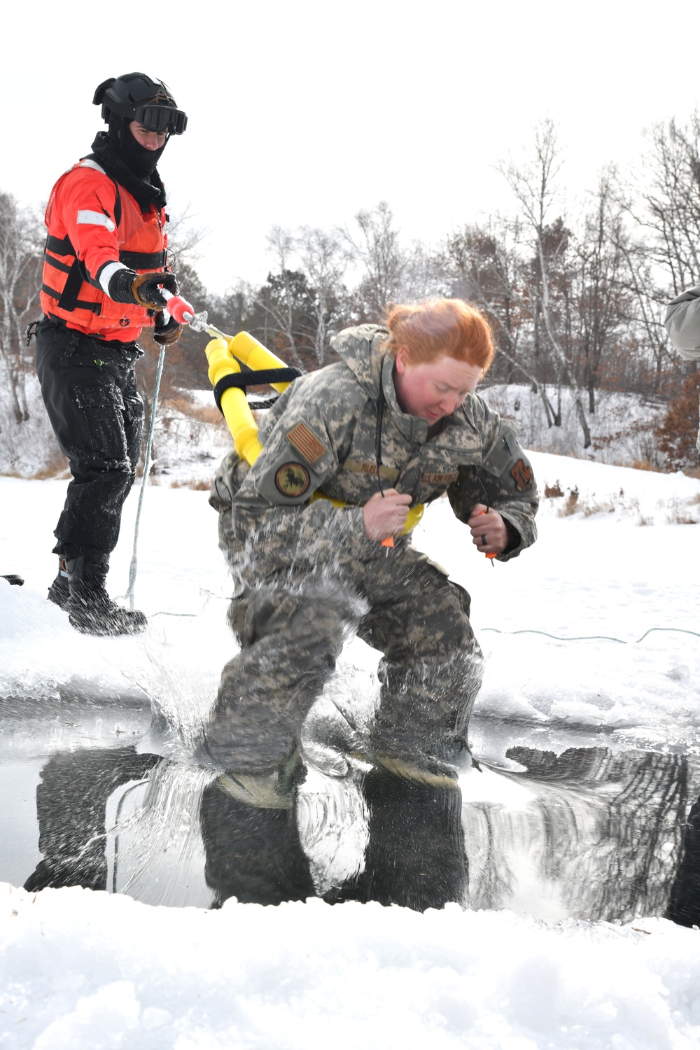 Air National Guard Arctic Training - Water Immersion