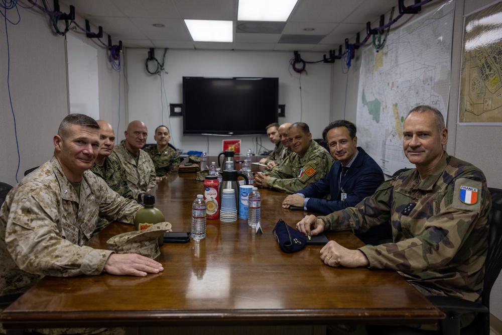 French Army Chief of Staff meets with I MEF leaders, flies in 3rd MAW MV-22B Osprey