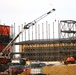 January 2025 barracks construction operations for East Barracks Project at Fort McCoy