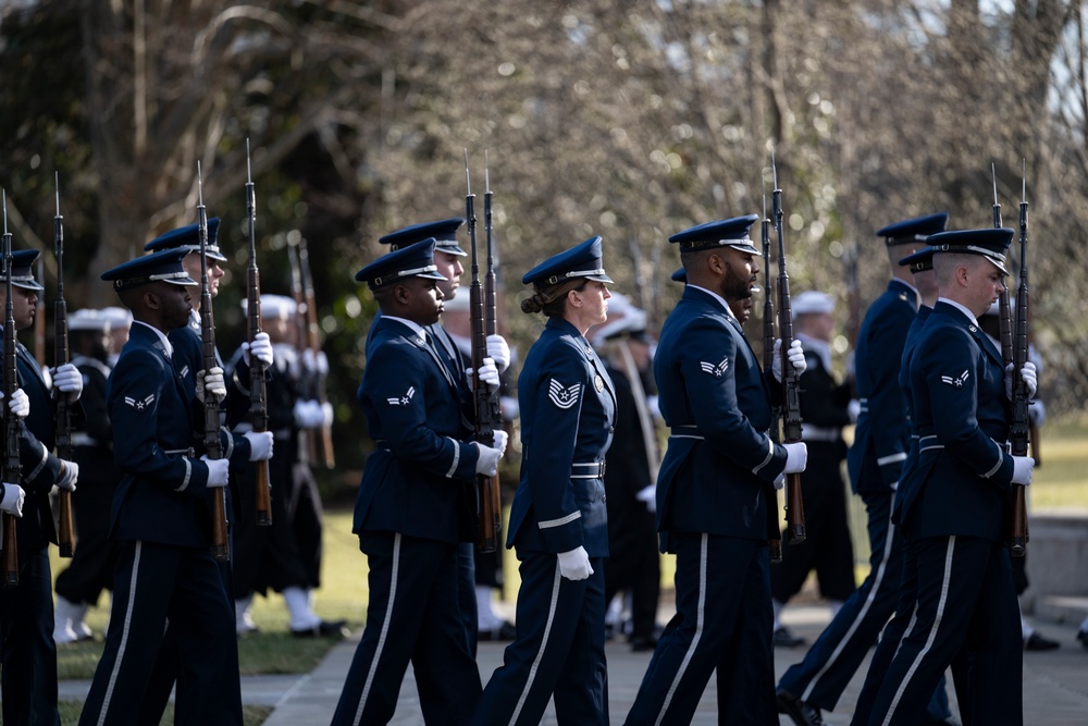 Japanese Prime Minister Shigeru Ishiba Visits Arlington National Cemetery