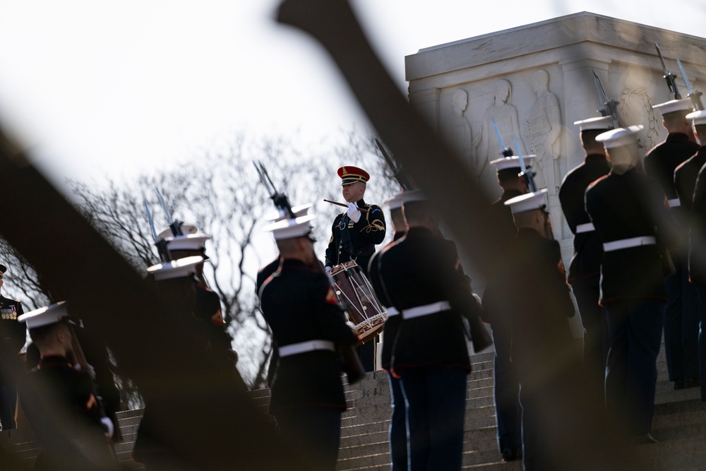 Japanese Prime Minister Shigeru Ishiba Visits Arlington National Cemetery