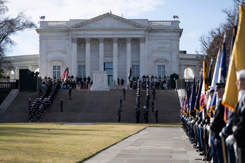 Japanese Prime Minister Shigeru Ishiba Visits Arlington National Cemetery