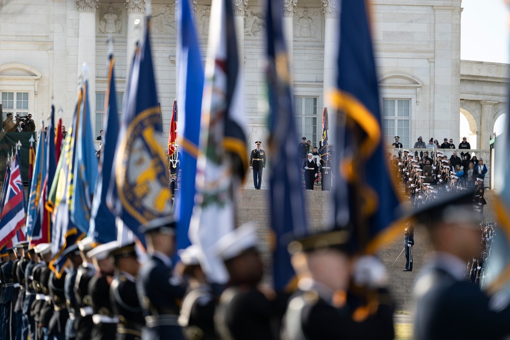 Japanese Prime Minister Shigeru Ishiba Visits Arlington National Cemetery