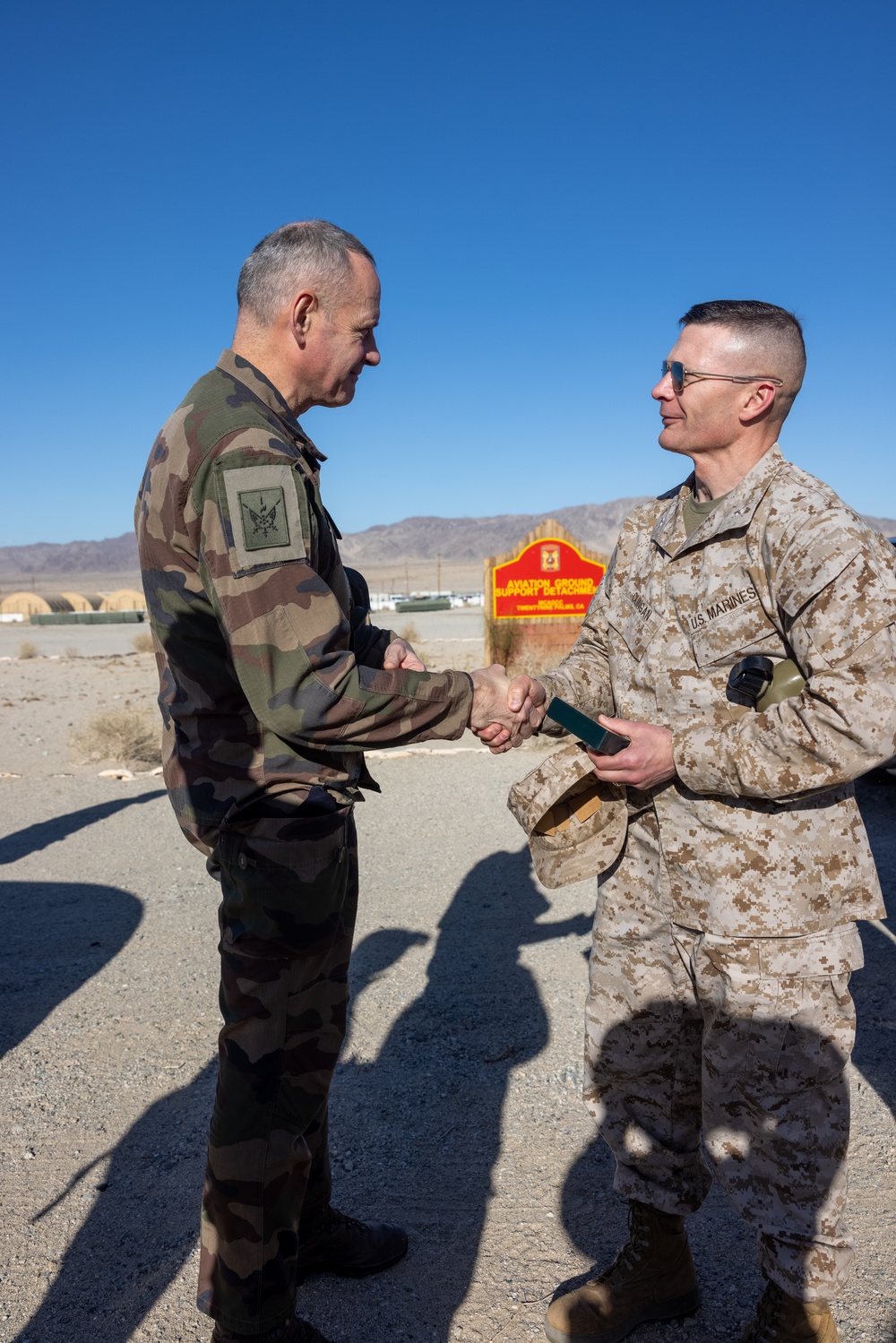 French Army Chief of Staff meets with I MEF leaders, flies in 3rd MAW MV-22B Osprey