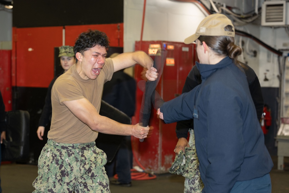 Sailors Conduct Non-Lethal Weapons Course