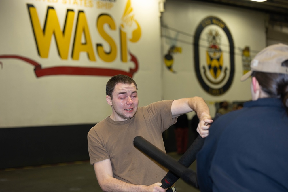 Sailors Conduct Non-Lethal Weapons Course