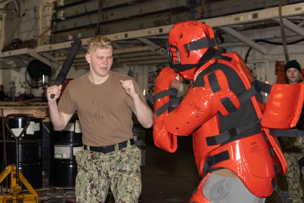 Sailors Conduct Non-Lethal Weapons Course