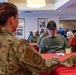 Airmen from the 109th Airlift Wing attend a lunch with veterans