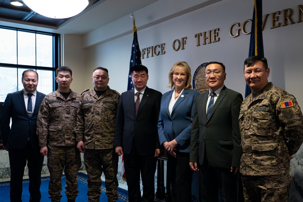 Alaska Lt Governor Meets Mongolian Minister of Defense