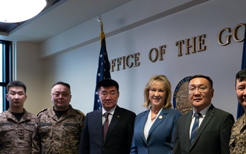 Alaska Lt Governor Meets Mongolian Minister of Defense