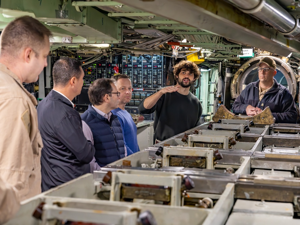 Actor Noah Centineo Visits Naval Station Norfolk