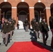 Mass. Guard Welcomes King of Jordon to State House