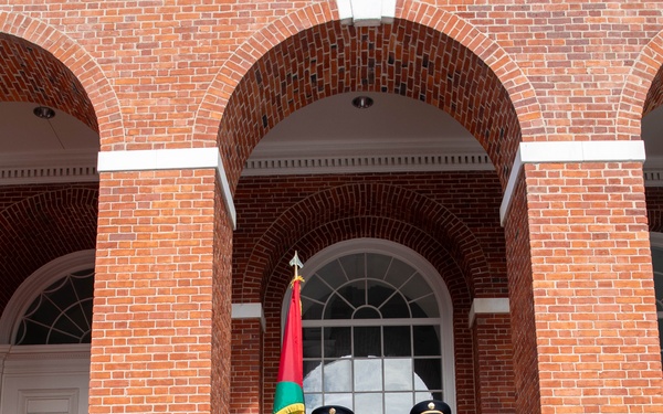 Mass. Guard Welcomes King of Jordon to State House