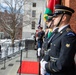 Mass. Guard Welcomes King of Jordon to State House