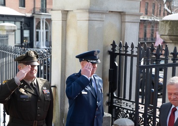 Mass. Guard Welcomes King of Jordon to State House