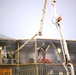 January 2025 barracks construction operations for East Barracks Project at Fort McCoy