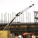 January 2025 barracks construction operations for East Barracks Project at Fort McCoy