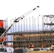 January 2025 barracks construction operations for East Barracks Project at Fort McCoy