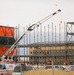 January 2025 barracks construction operations for East Barracks Project at Fort McCoy