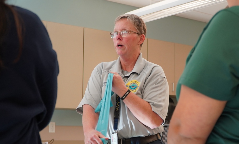 Stop the Bleed training at Naval Weapons Station Yorktown