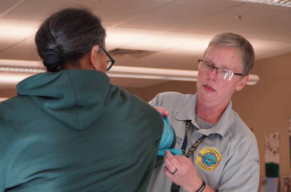 Stop the Bleed training at Naval Weapons Station Yorktown