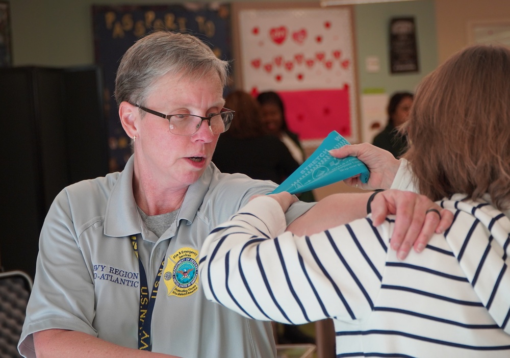 Stop the Bleed training at Naval Weapons Station Yorktown