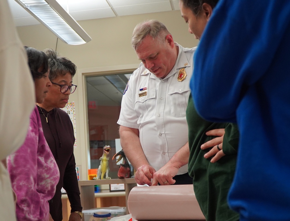 Stop the Bleed training at Naval Weapons Station Yorktown