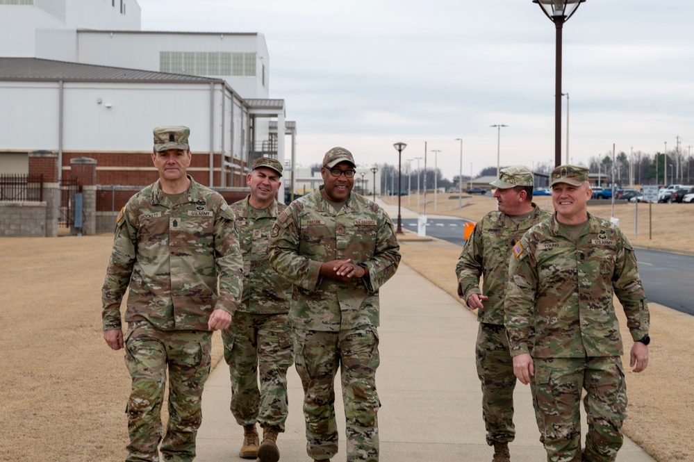 The 164th Airlift Wing Welcomes Senior Enlisted Leaders for Collaborative Visit