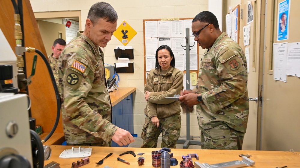 The 164th Airlift Wing Welcomes Senior Enlisted Leaders for Collaborative Visit