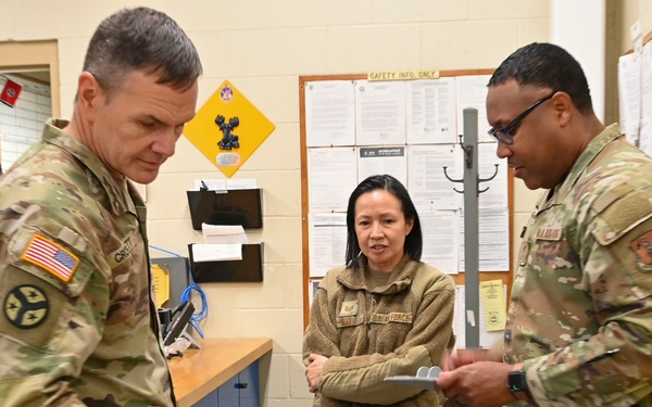 The 164th Airlift Wing Welcomes Senior Enlisted Leaders for Collaborative Visit