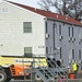 Contractors prepare second World War II-era barracks to be moved at Fort McCoy