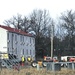 Contractors prepare second World War II-era barracks to be moved at Fort McCoy