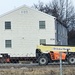 Contractors prepare second World War II-era barracks to be moved at Fort McCoy