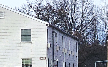 Contractors prepare second World War II-era barracks to be moved at Fort McCoy