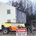 Contractors prepare second World War II-era barracks to be moved at Fort McCoy