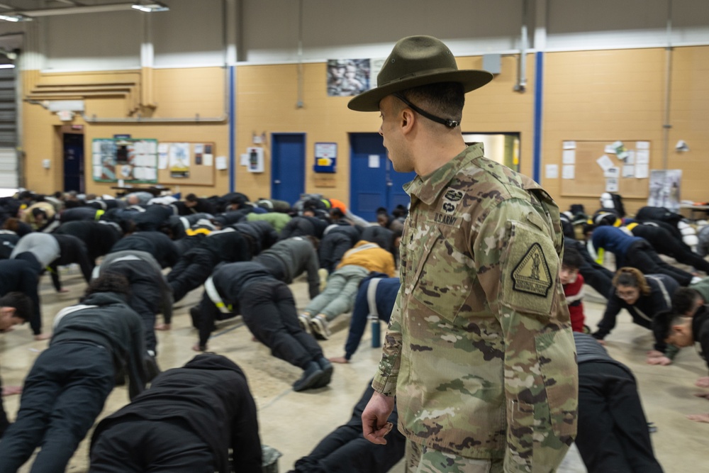 Recruit Sustainment Program conducts febuary drill