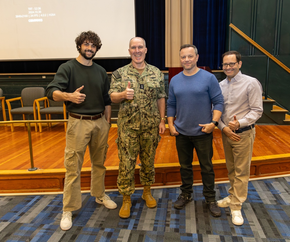 Actor Noah Centineo visits Naval Station Norfolk