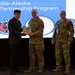 Alaska Air National Guard Commander with Mongolian Minister of Defense