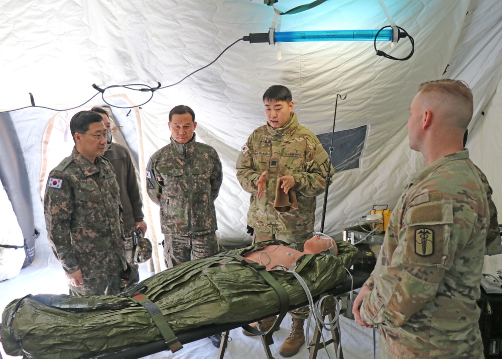 65th Medical Brigade Hosts Republic of Korea Army Leaders for Medical Capabilities Overview