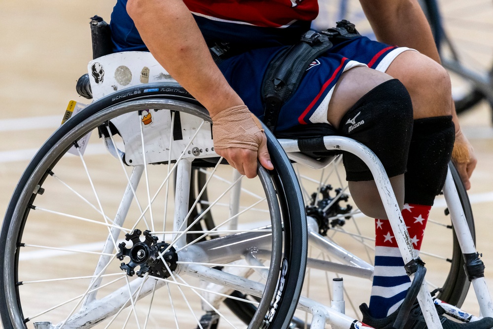 Team U.S. competes against Israel in wheelchair basketball finals, earns silver