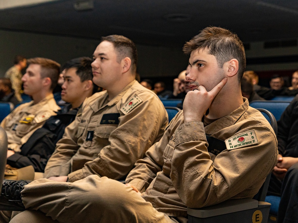 Actor Noah Centineo visits Naval Station Norfolk