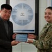 Mongolian Ministry of Defense Recieves gift from Lt. Col. Comerlato-Medley