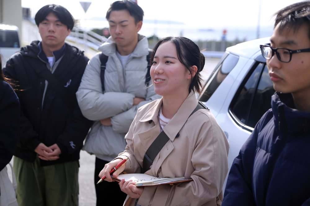 Meijo Univeristy students visited Camp Hansen
